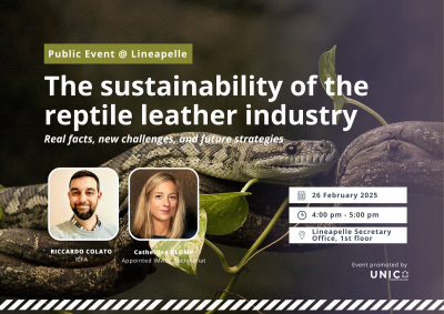 THE SUSTAINABILITY OF THE REPTILE LEATHER INDUSTRY. REAL FACTS, NEW CHALLENGES, AND FUTURE STRATEGY